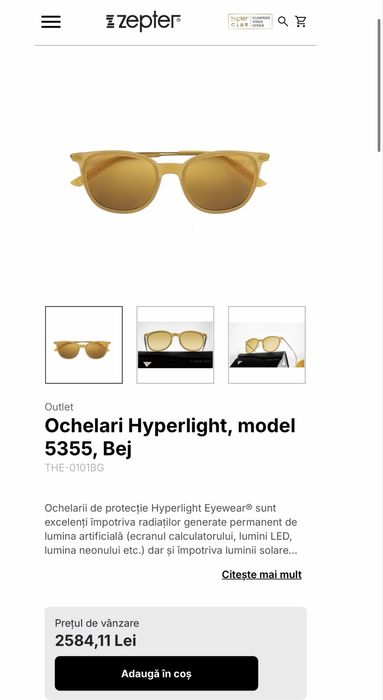 Ochelari Tesla Hyperlight Protectie UV