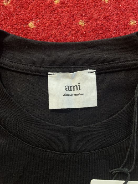 Tricou Negru Ami Paris