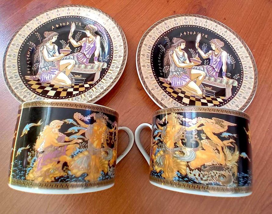 Порцелан, керамика, комплект подправки, чайник, каничка, чинии соц