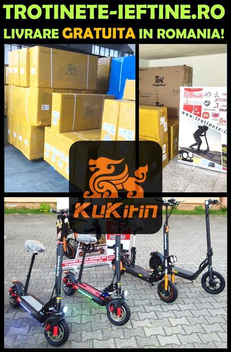 SCOOTER electric KUKIRIN G4 2000W 60V20Ah 70km/h, NOUA 2024