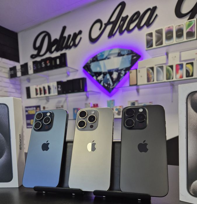 IPhone 15 Pro / Black/Natural / 128/256 GB / DeluxGSM