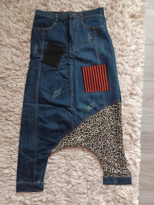 Fusta-pantalon de blug