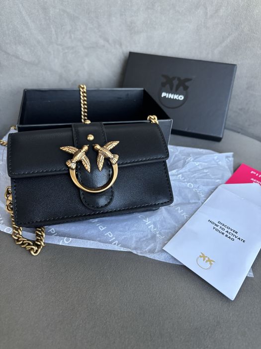 Geanta Pinko originala - neagra - noua, cu eticheta si card