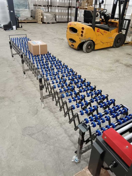 Растяжной роликовый конвейер/Rolikli konveyer/Transparter