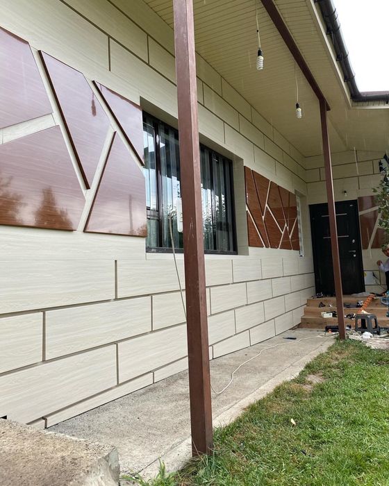 Алюкобонд установка монтаж алюкабонд демонтаж фасад парапед ...