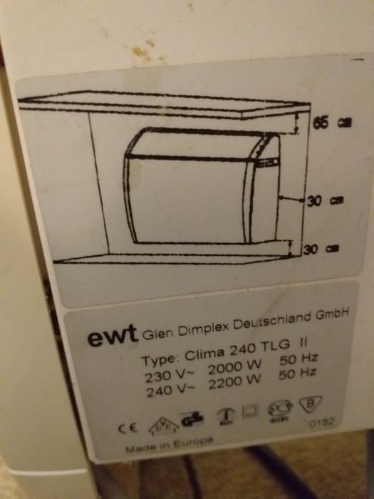 Отоплителна вентилаторна печка Ewt