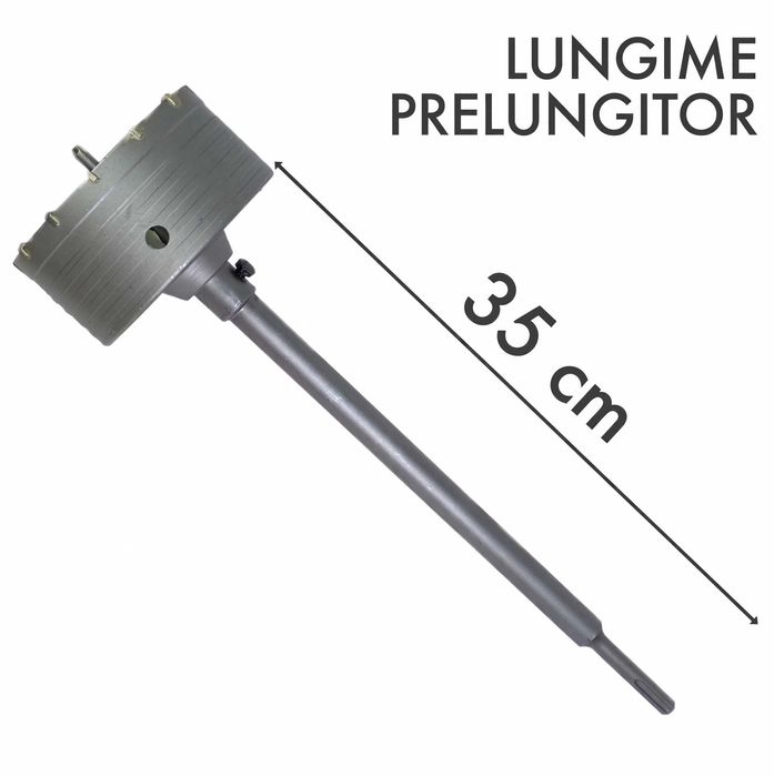 Carota pentru beton 100Ø cu prelungitor 35 cm, SDS Plus