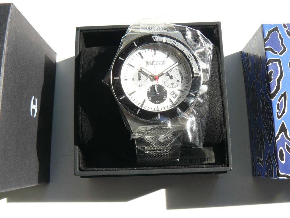 Ceas Barbati JUST CAVALLI JC1G139M0055 Original Quartz Nou In Cutie