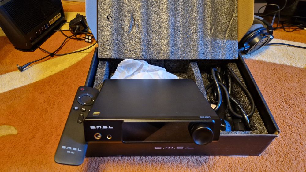 SMSL RAW-MDA1 - DAC  si amplificator pentru căști  32bit 768kHz DSD512