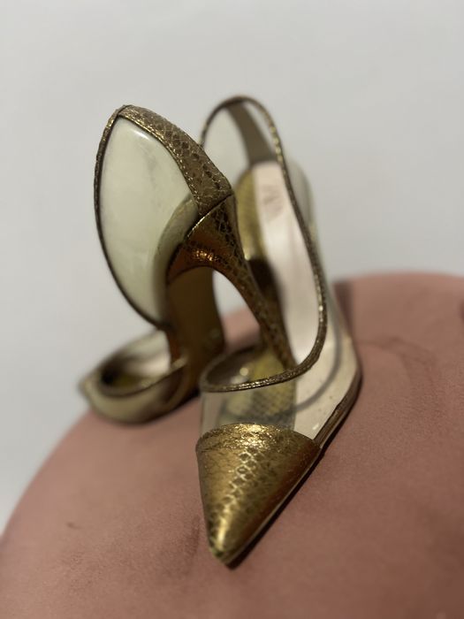 Pantofi Zara aurii