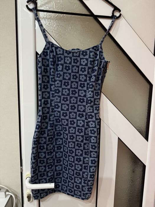 Дънкова къса рокля