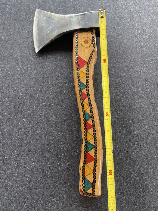 Toporas - Topor manual forjat manual  oțel  foaie de arc