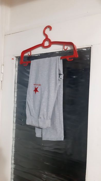 Mavi markadan shim. Kotton shortik