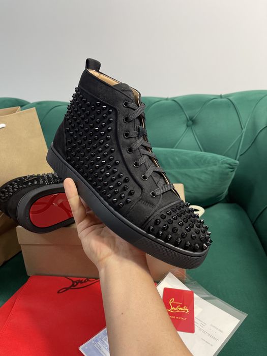 Adidasi Christian Louboutin piele naturala 100% Full Box colectie noua