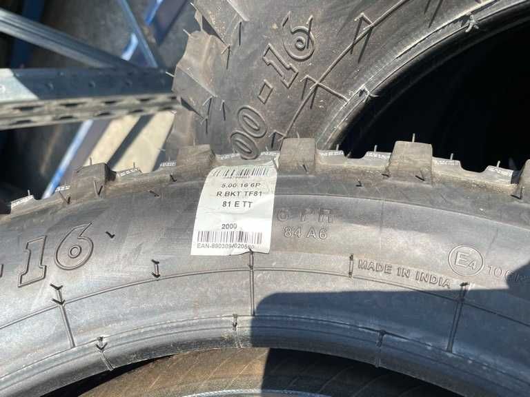 Cauciucuri noi 5.00-16 marca BKT pentru tractor fata