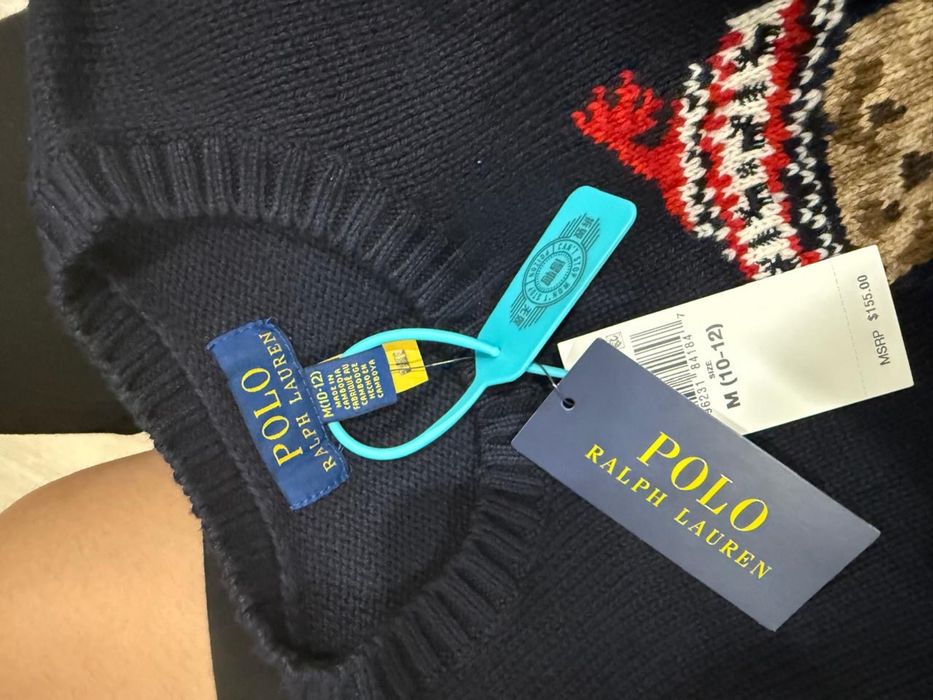 Свитер с мишкой Polo Ralph Lauren