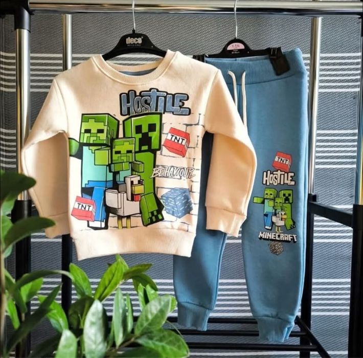 Детски ватиран комплект MINECRAFT