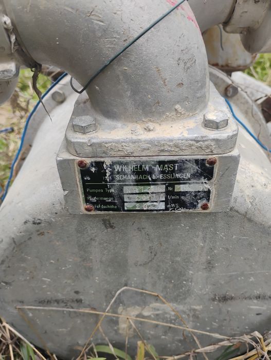 Motopompa pe motorina