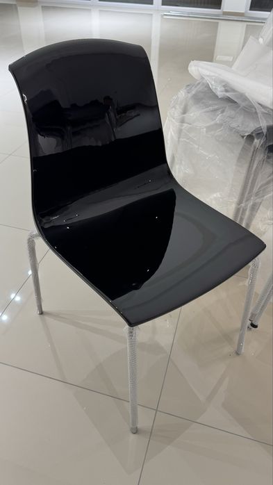 LUX Set scaune moderne design elegant Allegra NOI