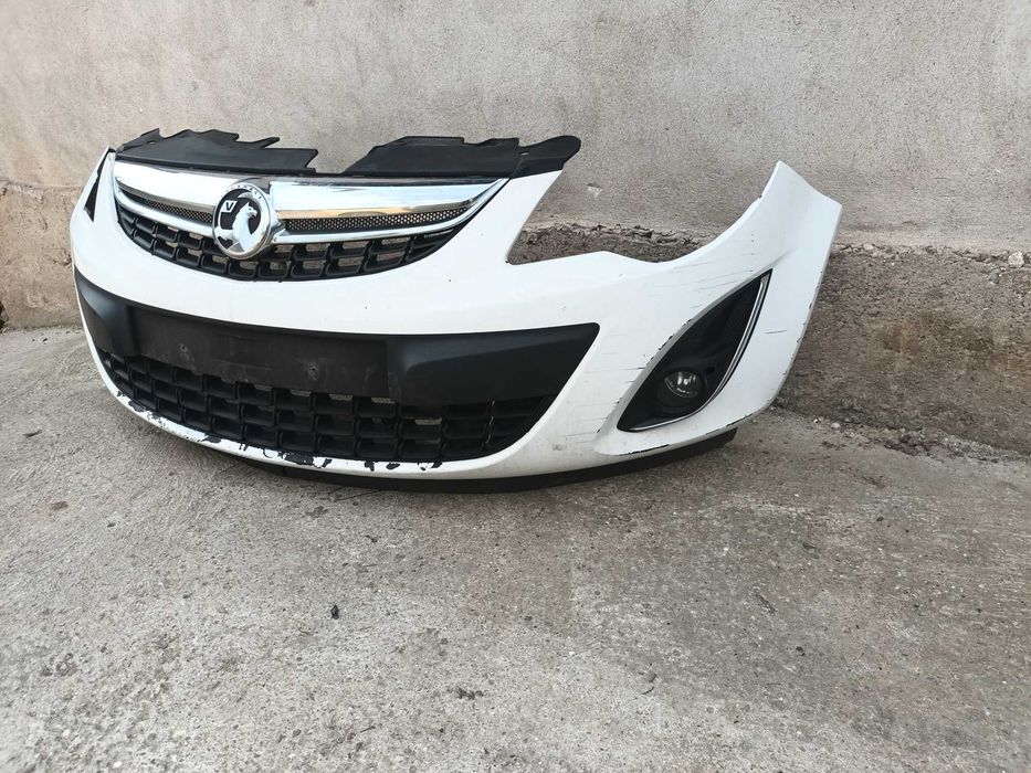 предна броня за опел корса д фейс маска решетки халогени OPEL CORSA D