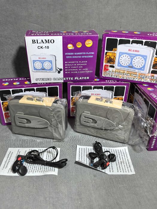 Кассетный плеер. 90е гг. Новые в упаковке.Склад. нерабочие