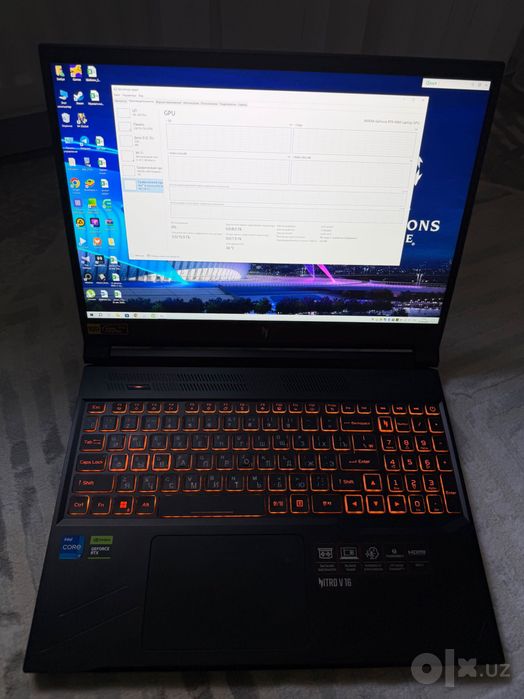 Acer nitro v 16 (intel core i7 14 avlod) 16gb/512gb ekran 180Hz wqxga