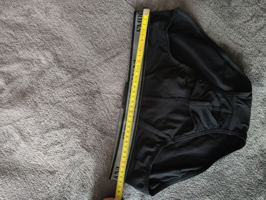 Emporio Armani set 3 chiloți bărbătești culoare negru cu banda elastica gri/negru mărimea S noi originali
