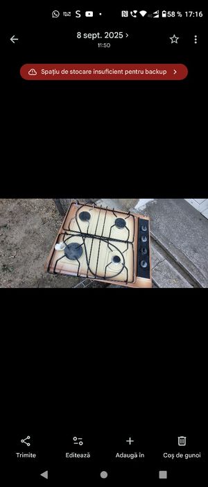 Cuptor pe GAZ  Franke  si plita pe gaz