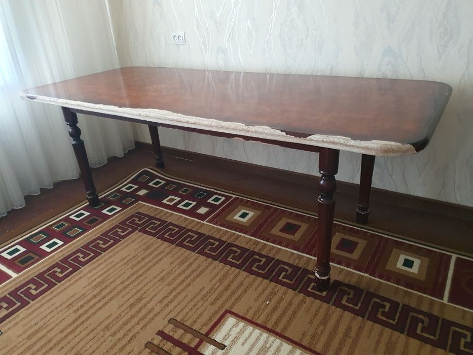 Стол длина 2,20*ширина 90 см*высота 75 см