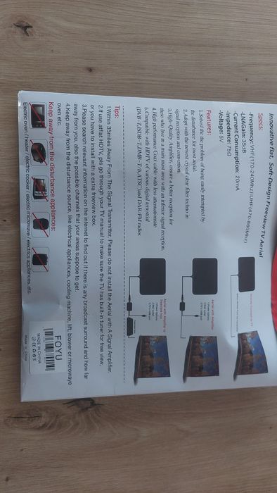 Indoor Freeview TV Aerial