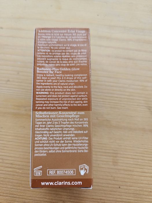 Clarins Self Tan - crema autobronzanta fata, 15 ml