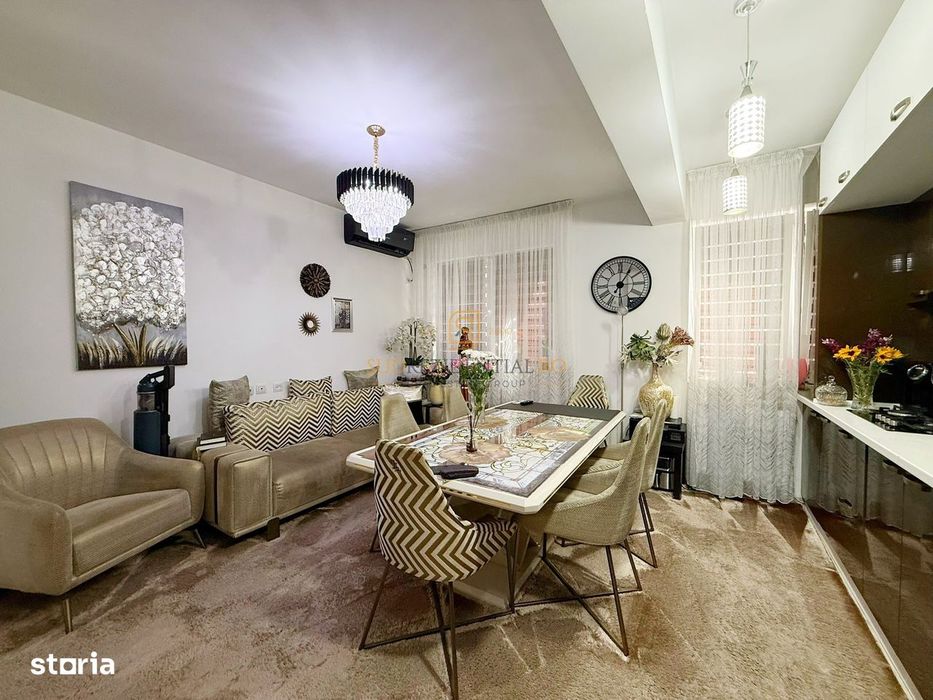 Apartament 2 camere, mobilat/utilat, dressing, 3 locuri de parcare - View 3