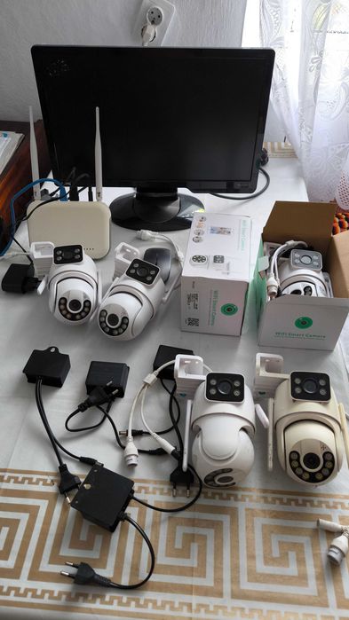 sistem de supraveghere 6 camere video complet