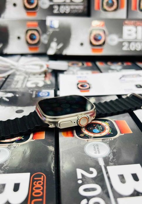 Смарт часовник T900 Ultra, Series 8,Touch Screen, Пулс,Кръвно налягане