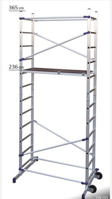 Schela mobila aluminiu 4,5 mt