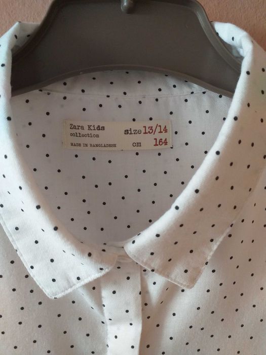 Бяла риза -Zara kids