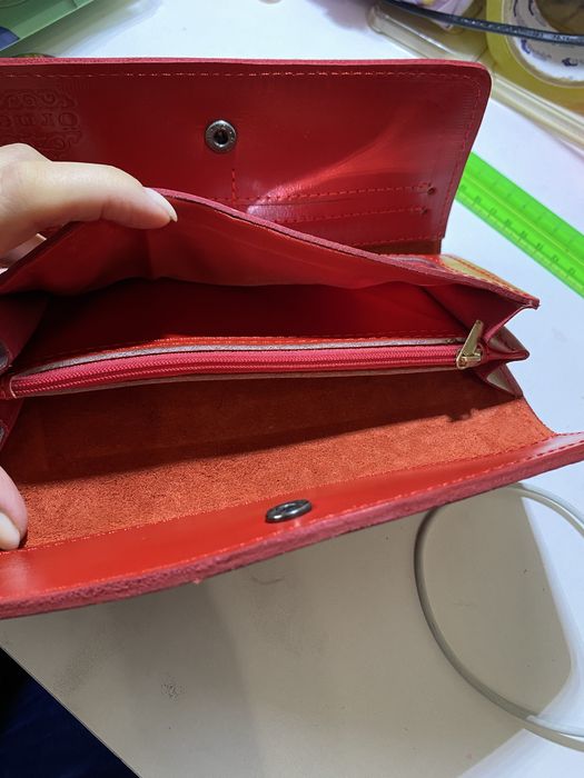 Кошелек женский красный