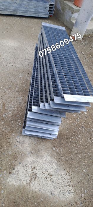 Grilaje-trepte zincate 200x80