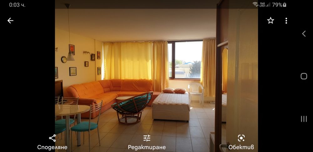 Студио в центъра на Сл.бряг