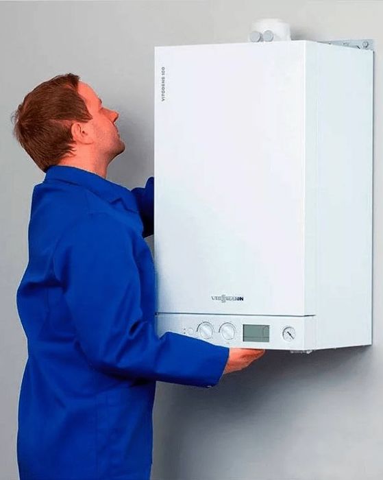 Установка котлов сборка кательных