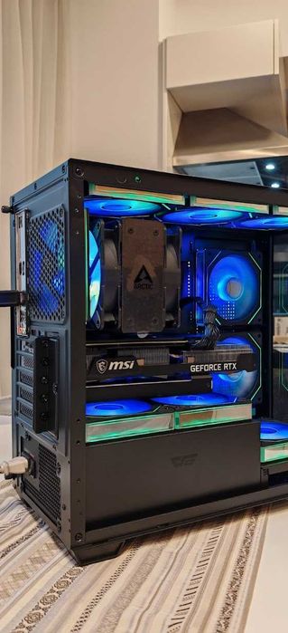 Мощнo Геймърско РС Intel I5 13500 14/20 Core/32Gb D5/1TB SSD/MSI 3070/Гаранция