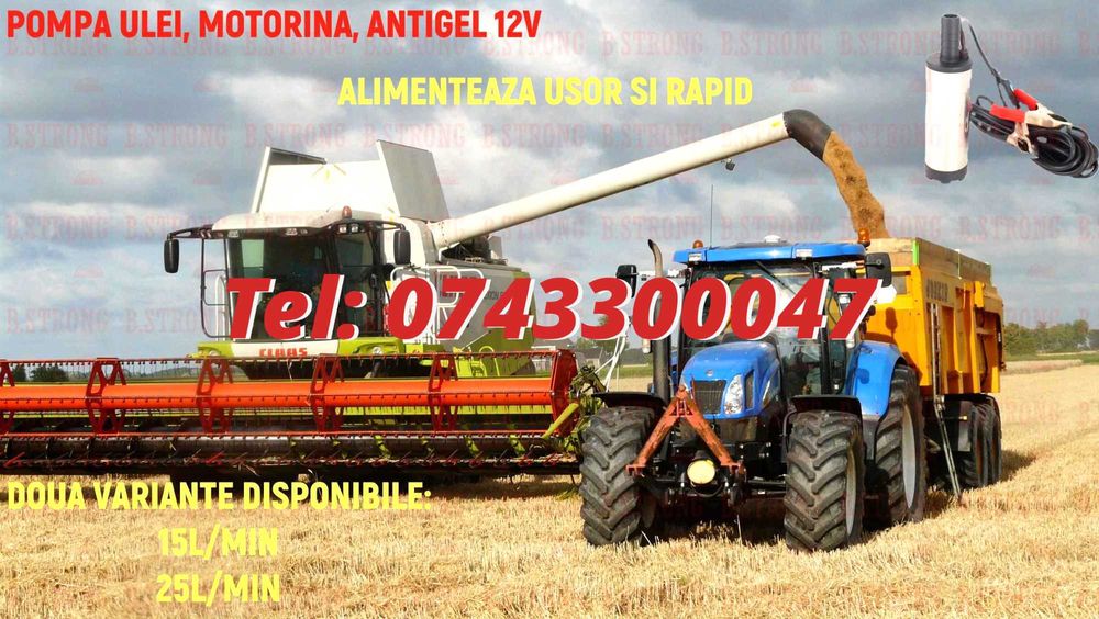 Pompa Industriala Lichide 12v 25lminut