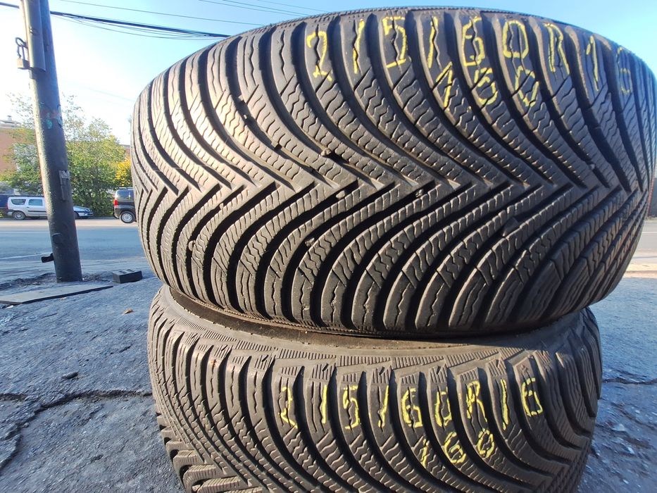 2 anvelope iarna 215/60r16 Michelin Montaj Gratuit