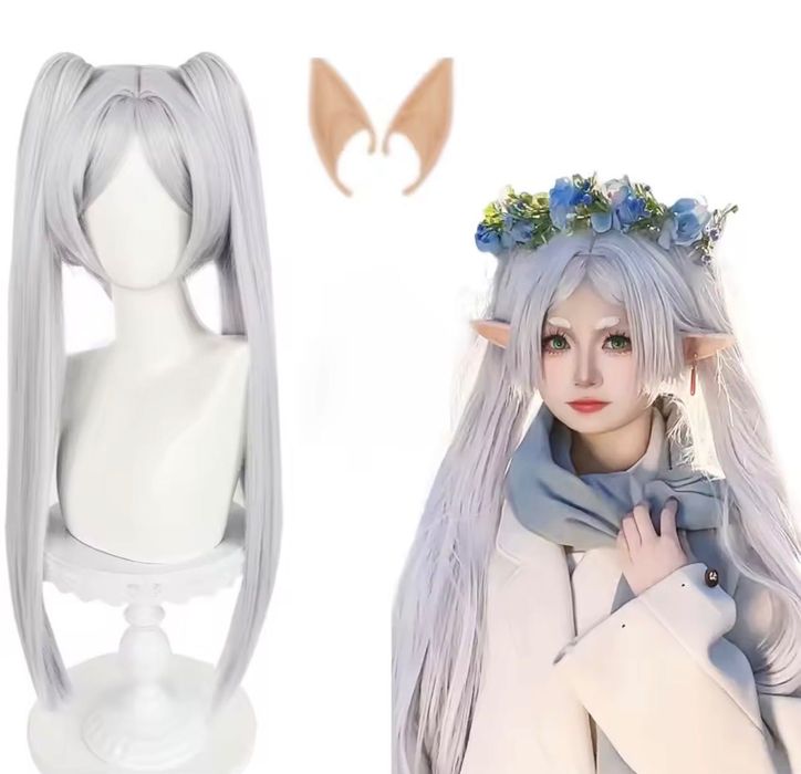 Costum Halloween Cosplay Frieren Sousou no Frieren S + perucă accesorii NOU