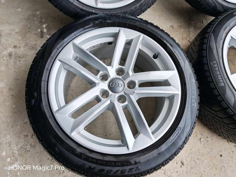 Jante originale audi A4-A5  225 50R17 PIRELLI iarna 2022