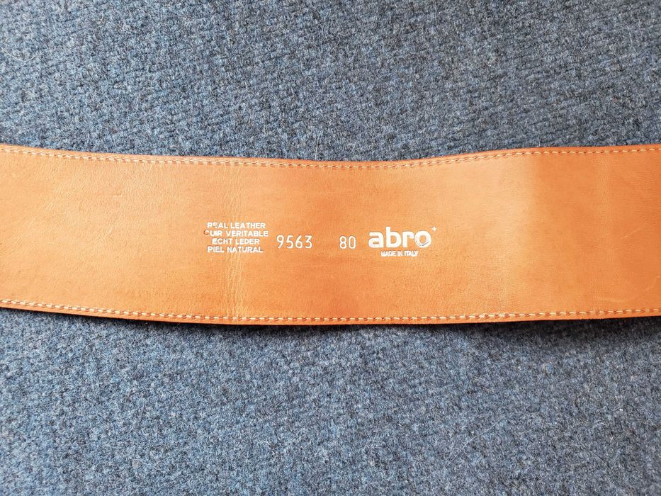 Широк колан от естествена кожа