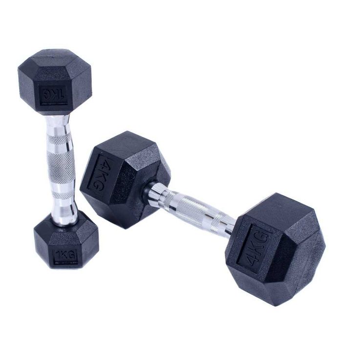 Гантели шестигранные