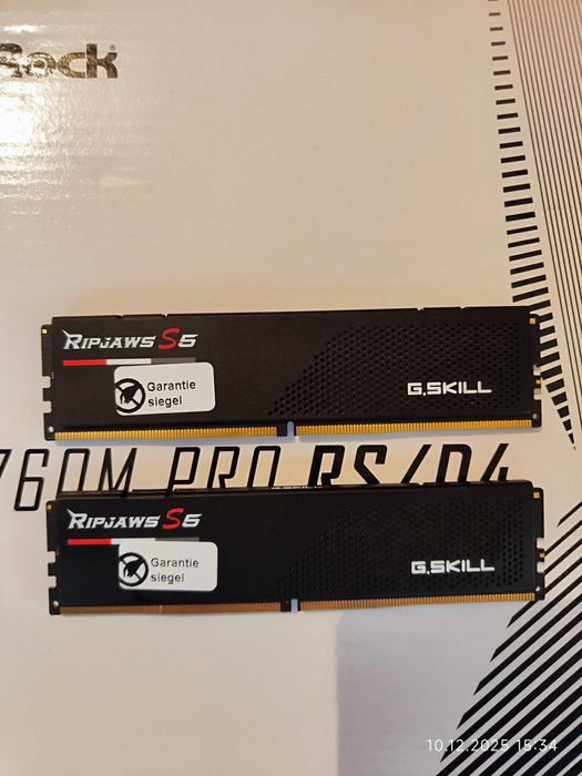 Рам памет G.SKILL Ripjaws S5 Black 32GB (2x16GB) DDR5 6000MHz CL32