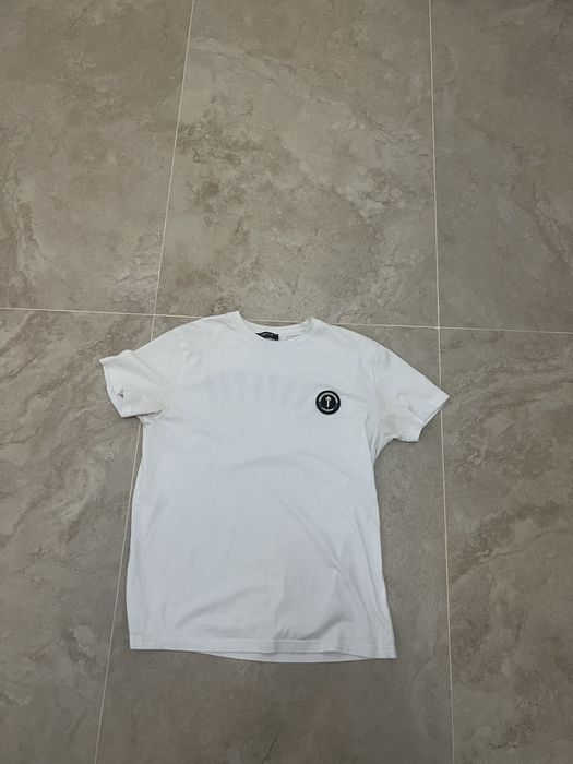 Tricou Trapstar alb cu scris pe spate
