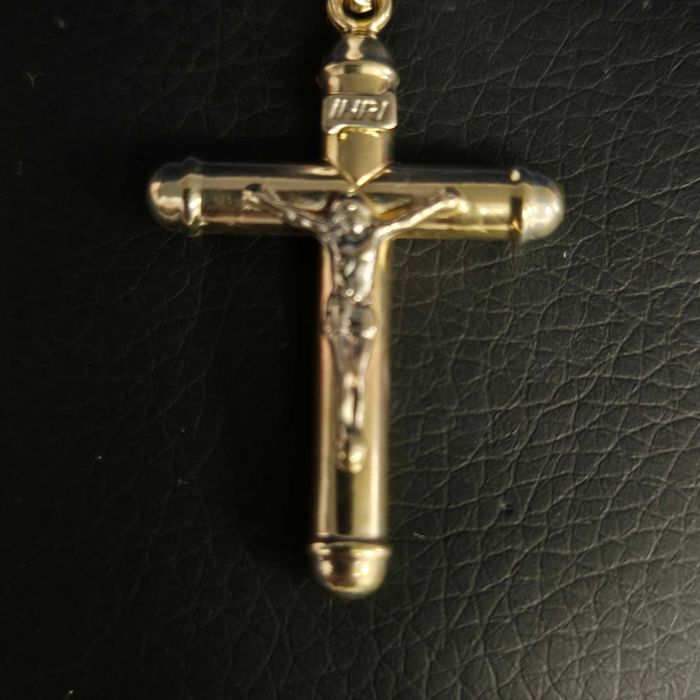 Medalion Aur 14K - 3.02 grame /   ( B33228.1 / Ag28 Doi Baieti )